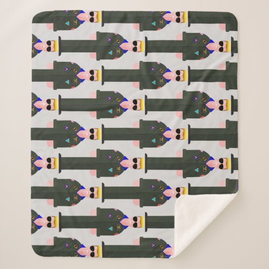 Iceman – Patterned Sherpa Blanket Sherpa Deken (Voorkant)