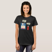 Ich Bin Dein Vater Diskette USB Stick Next Generat T-shirt (Voorkant volledig)
