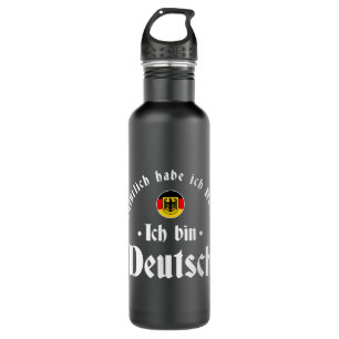 Ich bin Deutsch - Funny Germany Roots German Herit Waterfles