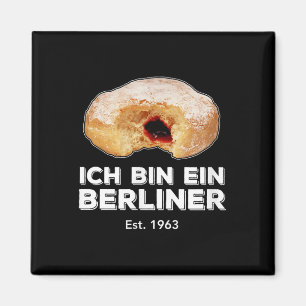 Ich Bin Ein Berliner Speech Jelly Donut Wall koud Magneet