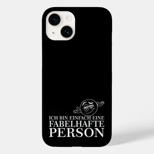 Ich bin einfach eine fabelhafte Persoon! Case-Mate iPhone Case (Achterkant)