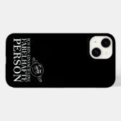 Ich bin einfach eine fabelhafte Persoon! Case-Mate iPhone Case (Achterkant (horizontaal))
