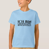ICH BIN GRAVITATIV BENACHTEILIGT T-SHIRT (Voorkant)