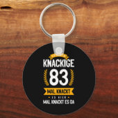 Ich Bin Knackige 83 Mal Knackt Es Hier Mal Knackt Sleutelhanger (Voorkant)