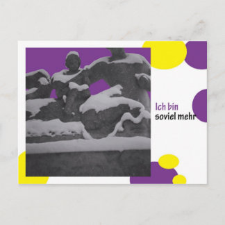 ich bin soviel mehr briefkaart