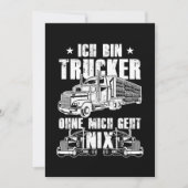 Ich Bin Trucker Truck Driver Cool Driver Cadeau Kaart (Voorkant)