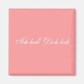 Ich hab' Dich lieb aimant (Devant)