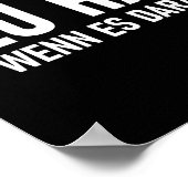 ICH LERNE DOCH NICHT SPRECHEN POSTER (Coin)