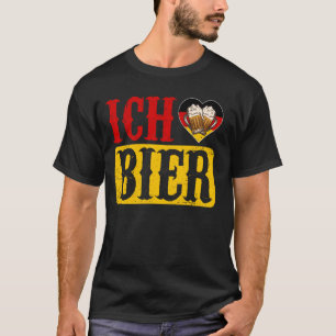 Ich Liebe Bier Octoberfest Duitse Mannen Vrouwen B T-shirt