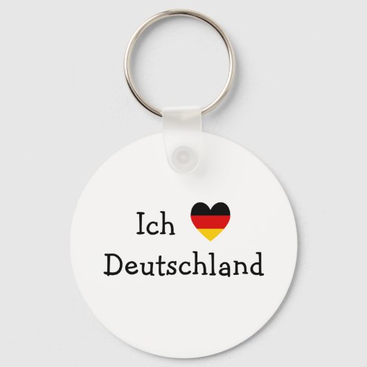 Ich liebe Deutschland Sleutelhanger (Voorkant)