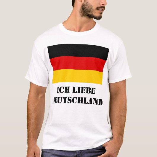 ICH LIEBE DEUTSCHLAND T-SHIRT (Voorkant)