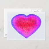 Ich liebe Dich Briefkaart (Voorkant / Achterkant)