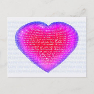Ich liebe Dich Briefkaart