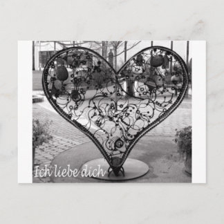 Ich liebe dich briefkaart
