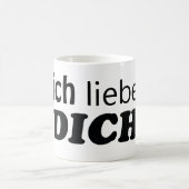 ICH LIEBE DICH GERMAN HEART FLAG KOFFIEMOK (Center)