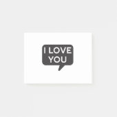 Ich liebe dich post-it® notes (Voorkant)