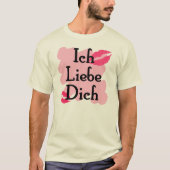 ich liebe dich t-shirt (Voorkant)