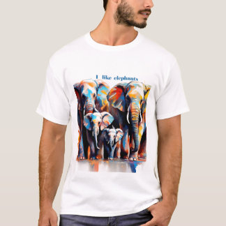 Ich liebe Elefanten T-shirt