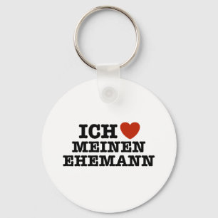 Ich Liebe Meinen Ehemann Sleutelhanger
