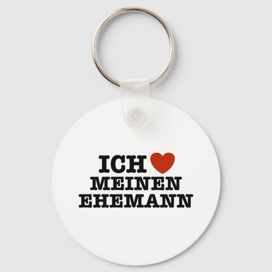 Ich Liebe Meinen Ehemann Sleutelhanger (Voorkant)