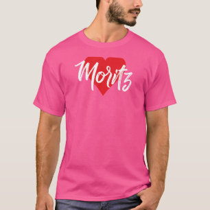 Ich Liebe Moritz Vorname Liebe Herz T-shirt