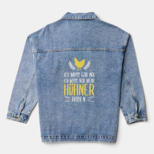 Ich Muss Gar Nix Mehr Kippen Pet Boer C Denim Jacket