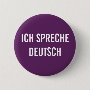 ICH SPRECHE DEUTSCH IK SPREEK DUITS BUTTON