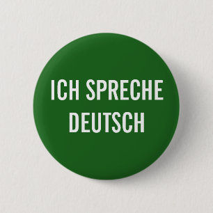 ICH SPRECHE DEUTSCH   IK SPREEK DUITS BUTTON