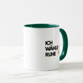 Ich Wähle Ruhe Mug Combo ,Calm Coffee Mug (Devant droit)