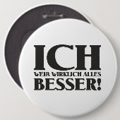 Ich weiß wirklich alles Besser! Badge (Devant & derrière)