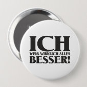 Ich weiß wirklich alles Besser! Button (Voorkant /achterkant)