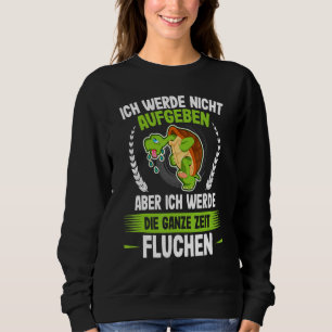 Ich Werde Nicht Abgeben Turtle Runner Jogging Run Trui