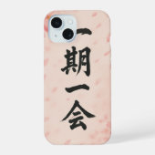 Ichigo Ichie Sakura Zen iPhone Case (Verso)