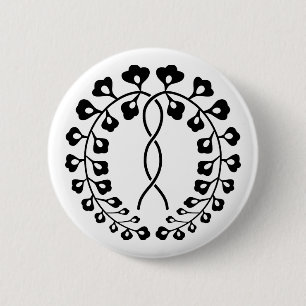 Ichijo-wisteria Ronde Button 5,7 Cm