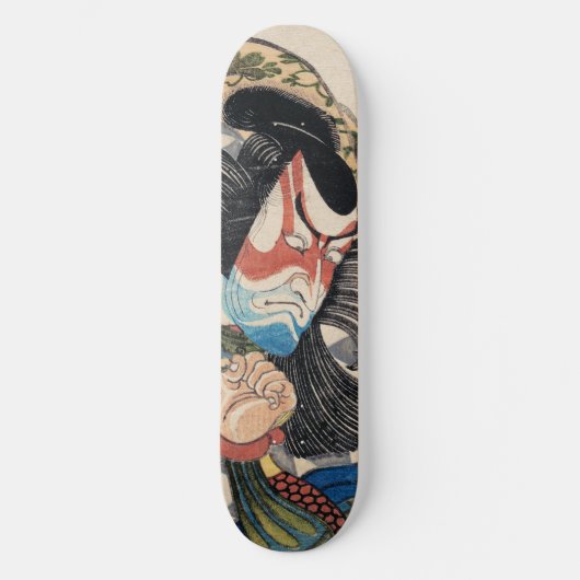 Ichikawa Danjuro kabuki samurai ukiyo-e  Skateboard (Voorkant)