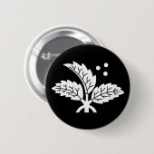 Ichinohashi Holly Ronde Button 5,7 Cm (Voorkant /achterkant)