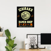 Ichiraku Ramen Shop Poster (Thuiskantoor)