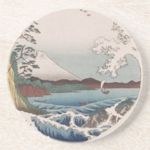 Ichiryusai Hiroshige Coasterh Zandsteen Onderzetter