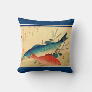 Ichiryusai HIROSHIGE Japonais Coussin de la faune