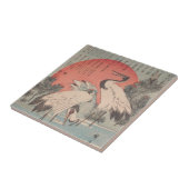 Ichiryusai Hiroshige Tile Tegeltje (Zijkant)