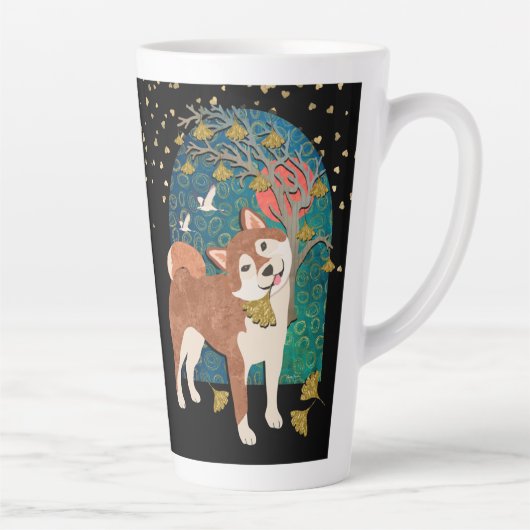 ICHO SHIBA omwikkelt ontwerp-mok Latte Mok (Rechts)