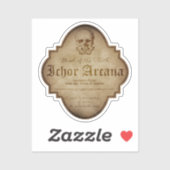 Ichor Arcana Blood of Wraith Apothecary DC Sticker (Vel)