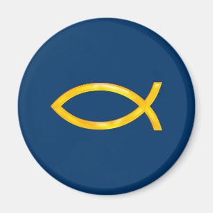 Ichthus - Christelijk vissymbool Magneet