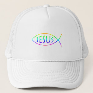 Ichthus - Christelijk vissymbool Trucker Pet