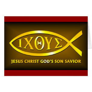 ICHTHUS : Symbole de poissons de Jésus