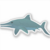 Ichthyosaur Dinosaur Sticker (Voorkant)