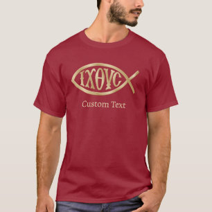Ichthys Christelijk symbool T-shirt