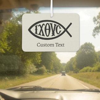 Ichthys Christian Symbol Luchtverfrisser