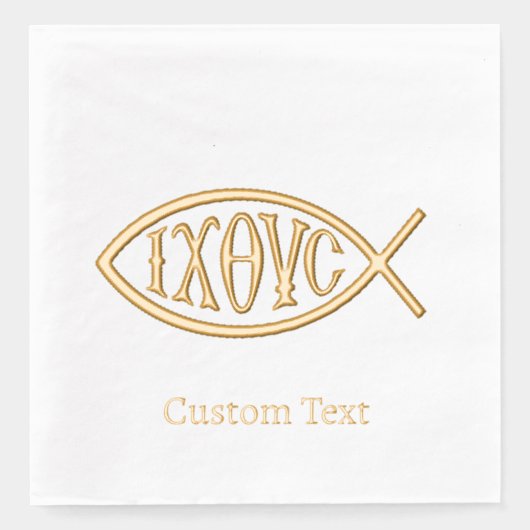 Ichthys Christian Symbol Pattern (Recto)