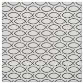 Ichthys Christian Symbol Pattern Stof (Swatch)